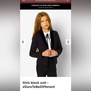 ROCO girl’s tuxedo. Size 8
